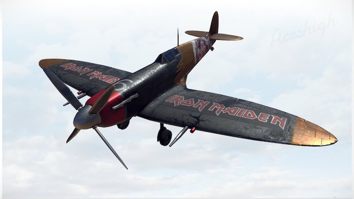 Spitfire Aces High 3D Model