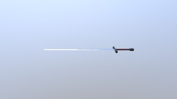 Kelt Low Sword :3 3D Model