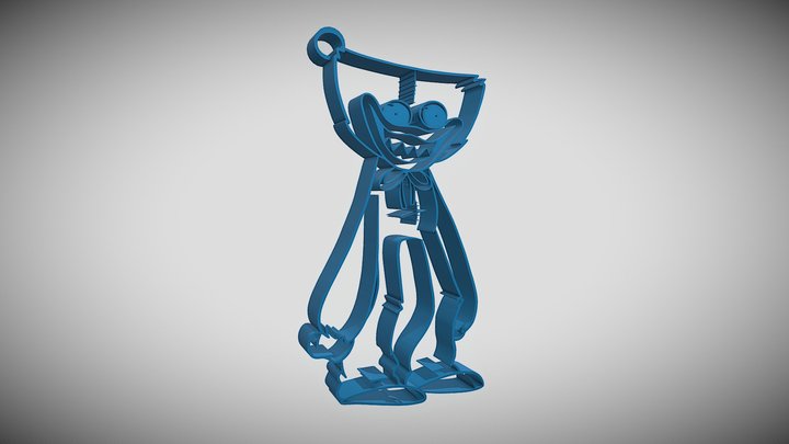 2D-3D Keychain by Daniel Vera 3D Model