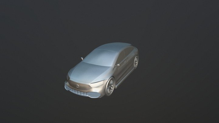 2022 Mercedes Benz EQS [450+] 3D Model
