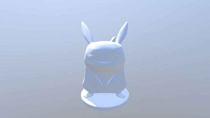 Pikachu Statue 3D Model