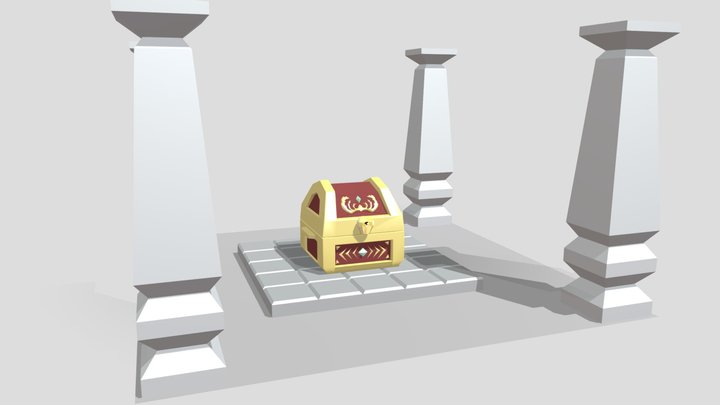 TreasureChest1 3D Model