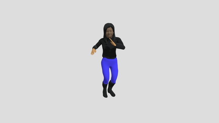 Rumba Dancing 3D Model