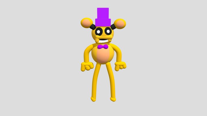 Fredbear FAF Second Model 3D Model