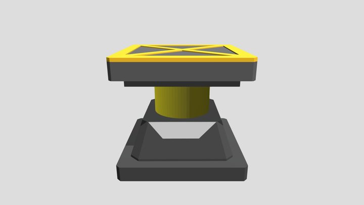 The piston for the game 3D Model