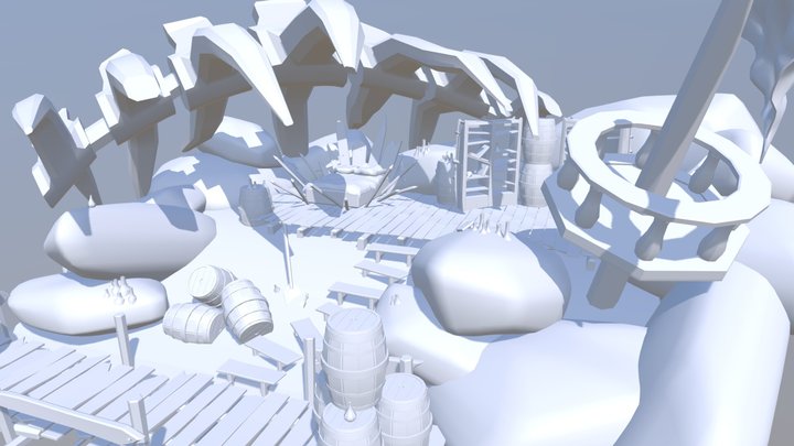 Sea of Thieves - The secret hideout of Ofri Scar 3D Model