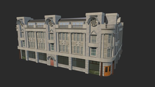Seaton Building, Kingston Upon Hull. C.1914. 3D Model