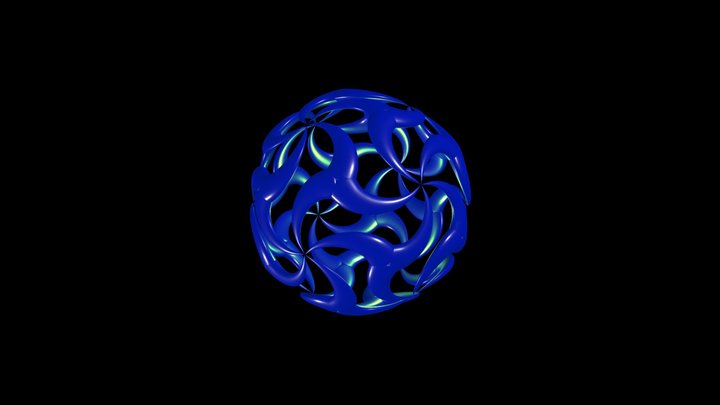 Triskelion Sphere [1907-03 A] 3D Model