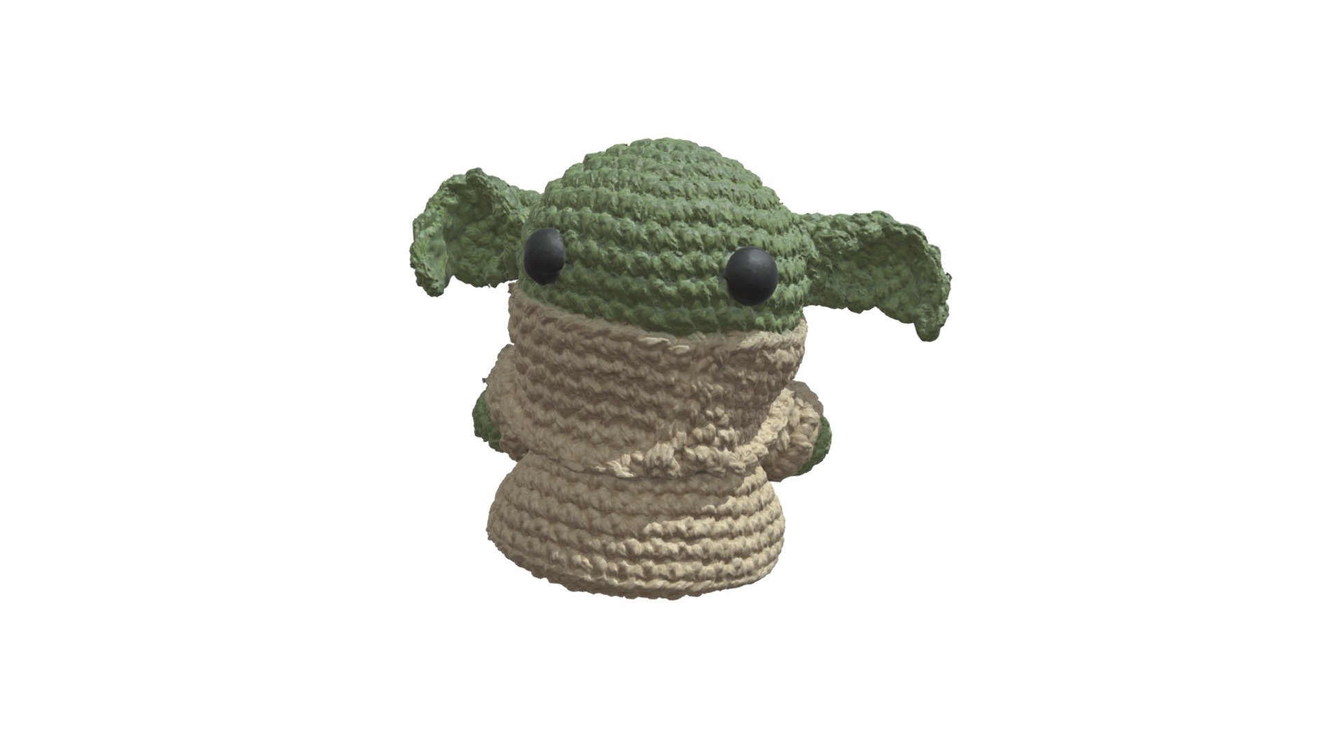 Crochet Baby Yoda Plush Toy