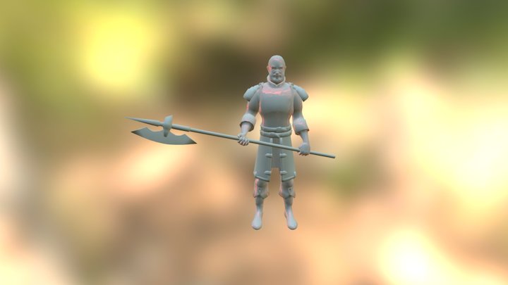 Mesh Knight 3D Model