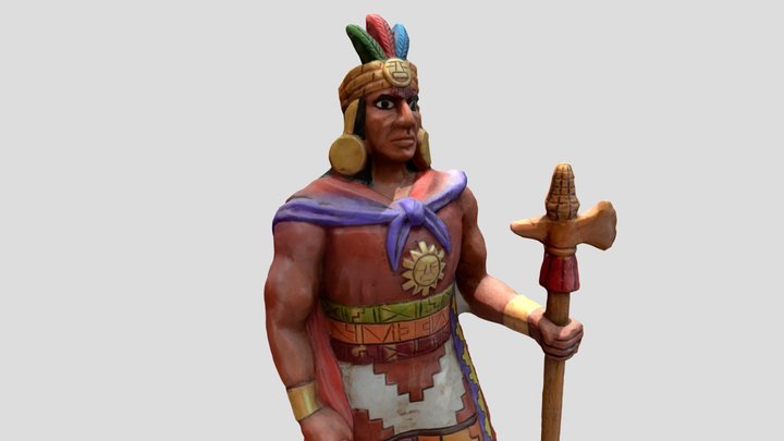 Inca Warrior 3D Model