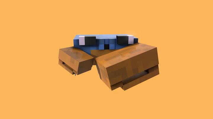 CRAB (minecraft vote) vote for him 3D Model