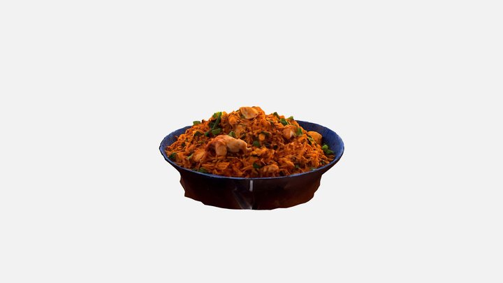 Schzwan Fried Rice-poly 3D Model