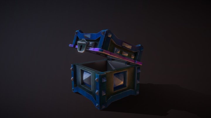 Treasure Chest 3D Model