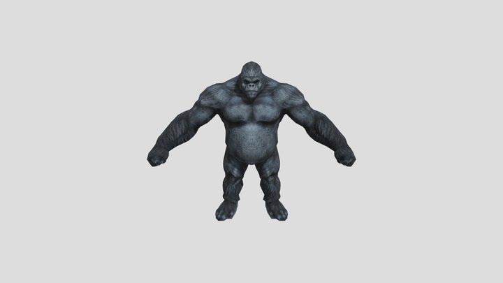 Gorilla – Modello 3D gratuito STL