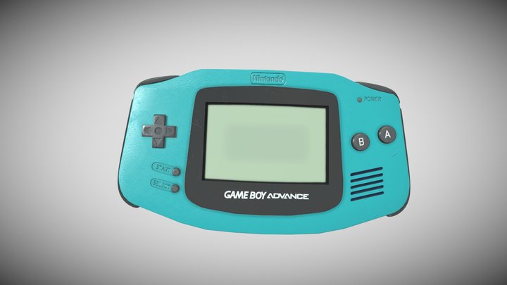 Game Boy Advance 3D Model