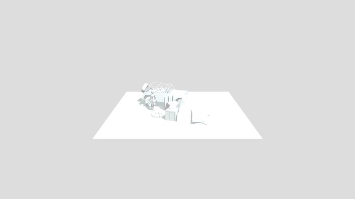 DAE_3SimpleProps 3D Model