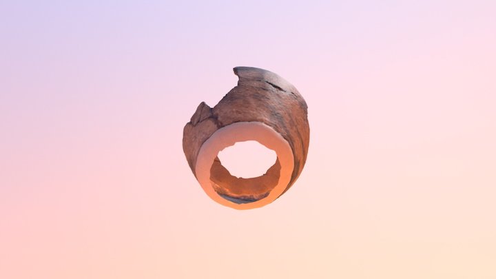 Pottery, the bottom 3D Model