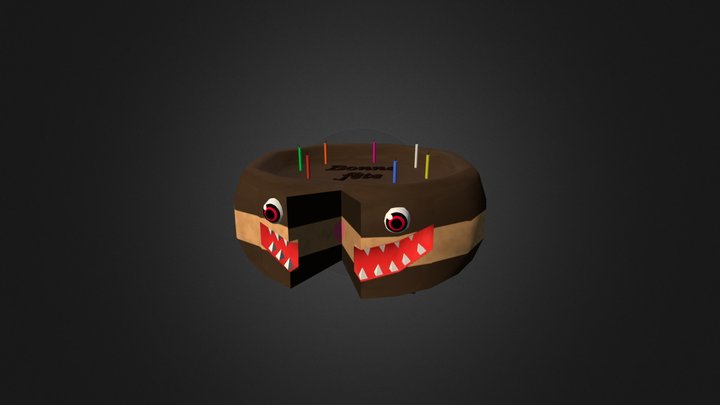 Gâteau carnivore 3D Model