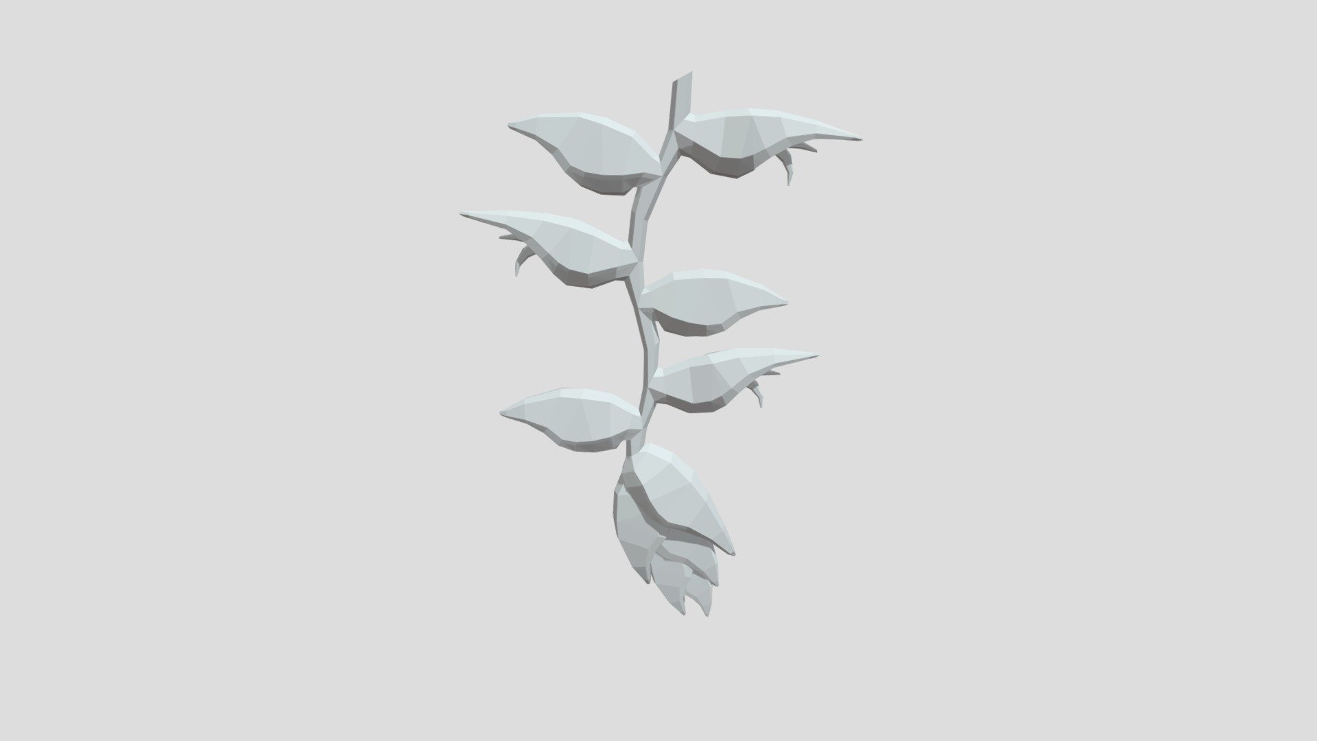 Heliconia flower from Poly by Google