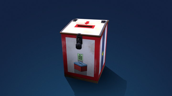 Ballot Box 3D Model