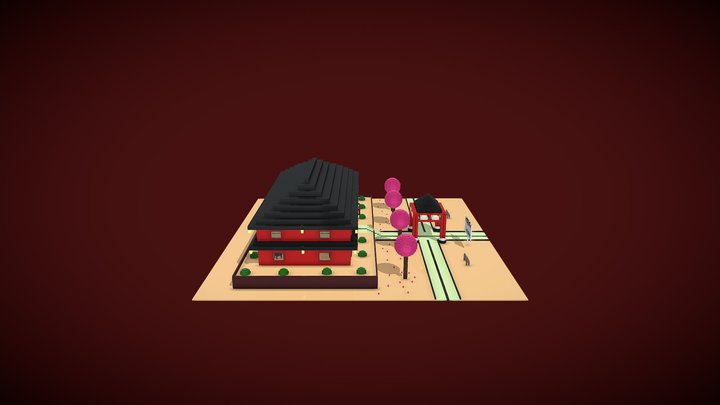 dojo couleur_vox 3D Model