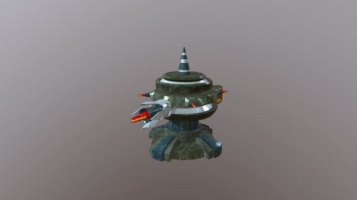 Turret 3D Model