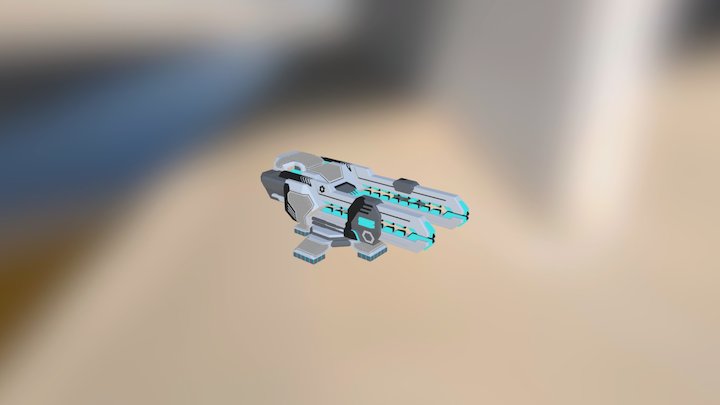 Robocraft Laser Weapon 3D Model
