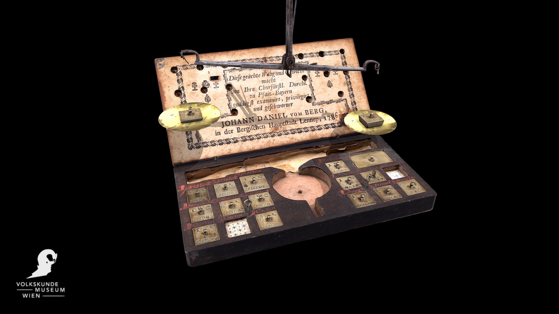 Goldwaage ÖMV 30.972 — Sketchfab embed 3D viewer