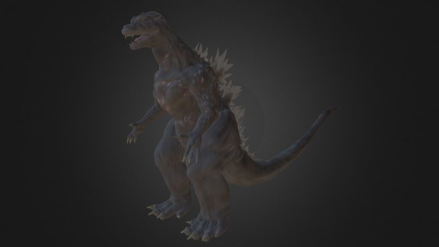 Godzilla (Bare-bone model ) 3D Model