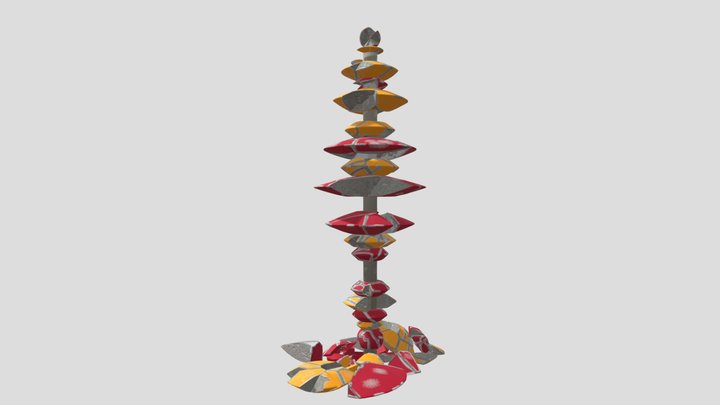 Szczecińska Fryga - Zniszczona 3D Model