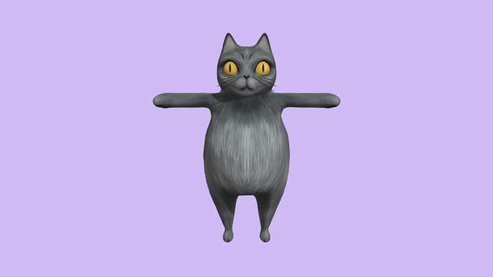 Michi Polypaint 3D Model