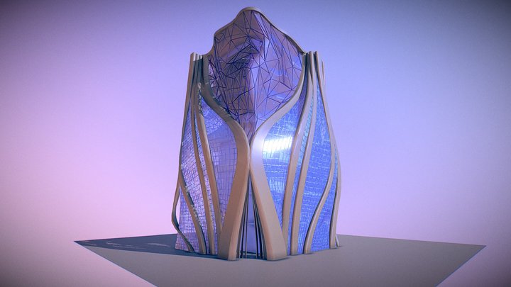 Ahar Concept Building by OORCHIN 3D Model