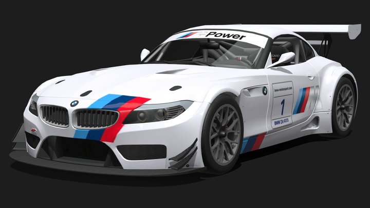 2010 BMW Z4 GT3 – Modello 3D gratuito STL