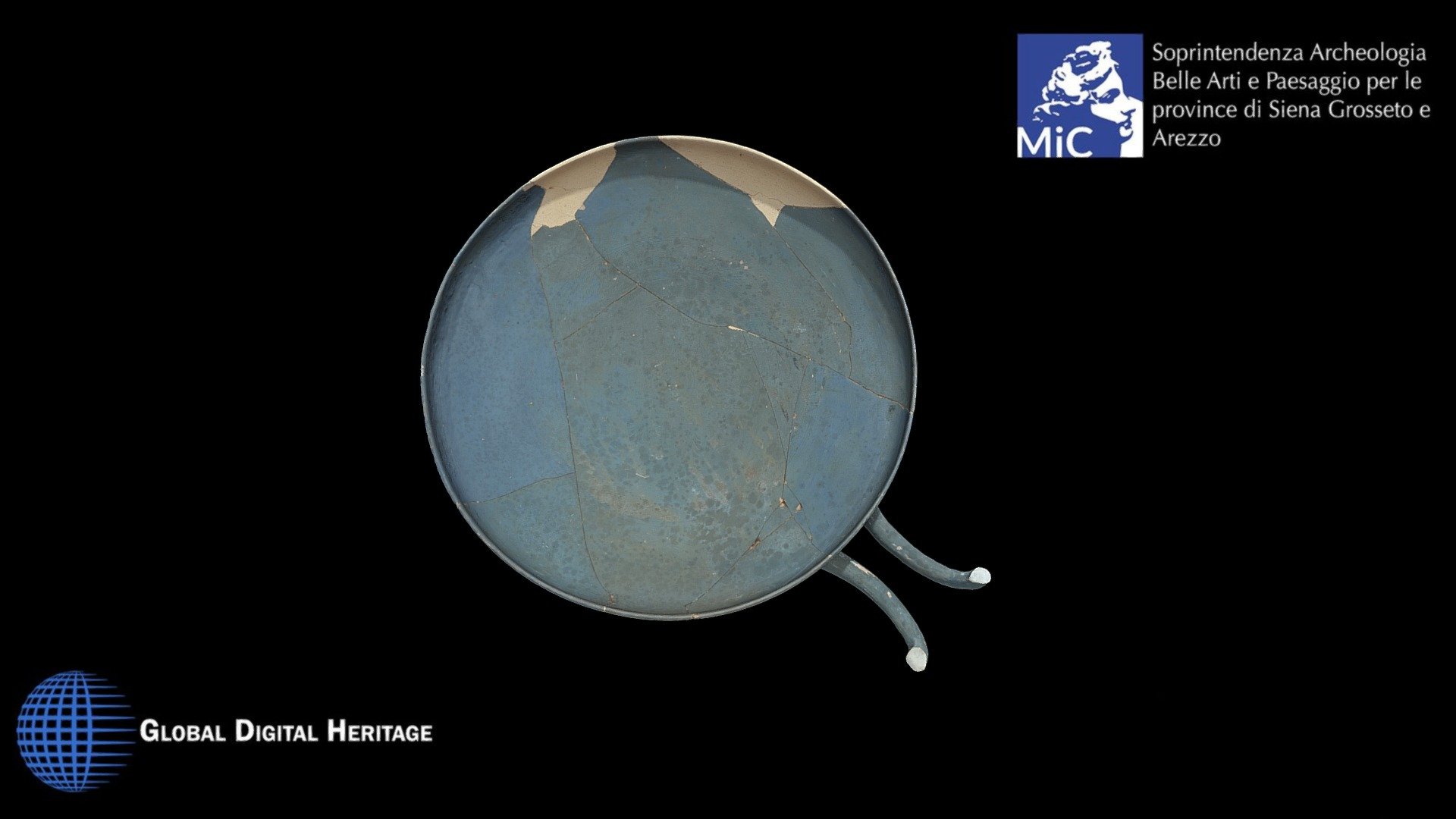 Black-gloss kylix, Poggio Pinci