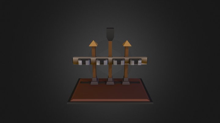 Weapon Rack 3D Model
