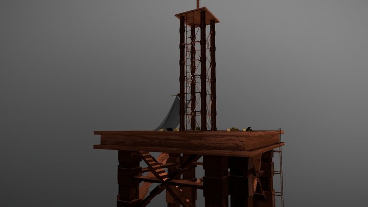 refuger Tower 3D Model