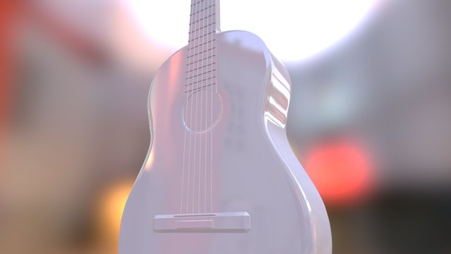 Guitar 3D Model