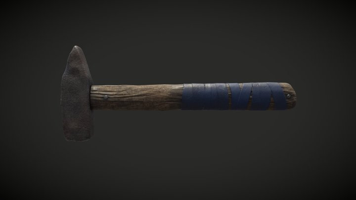 Old hammer 3D Model