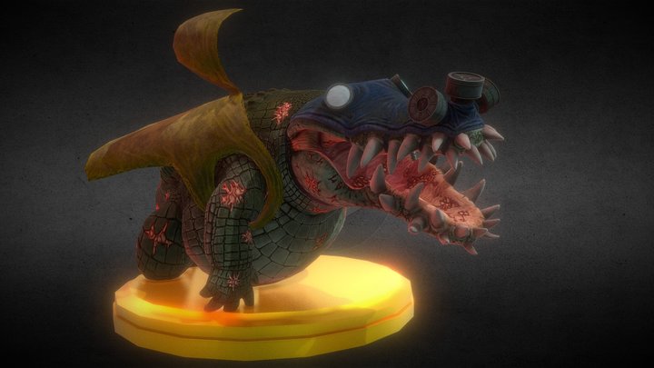Evil Croc Statue (Deep Cuts)
