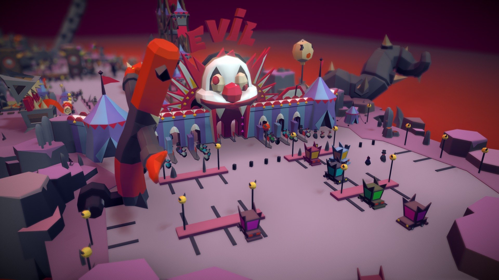 Evil park - 3D model by bestgamekits [d11e0e7] - Sketchfab