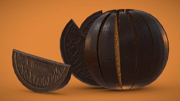 Chocolate Orange 3D Model