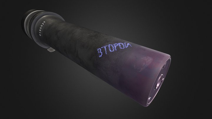 PBS-1 Soviet AK Silencer 3D Model