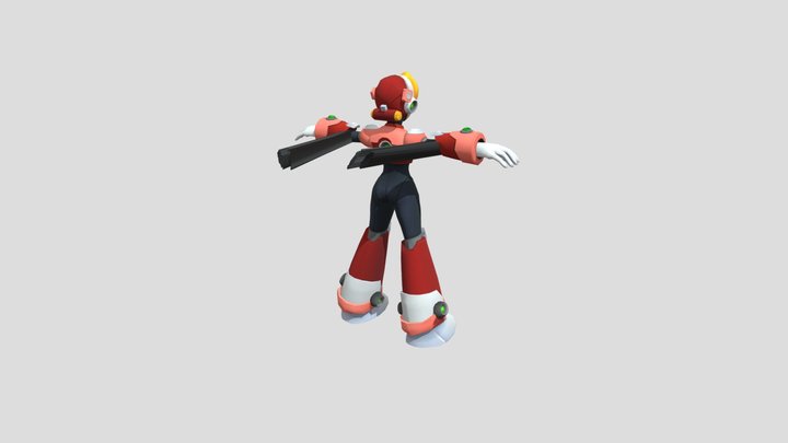 Custom Edited - Mega Man X Customs - Alia X5 3D Model