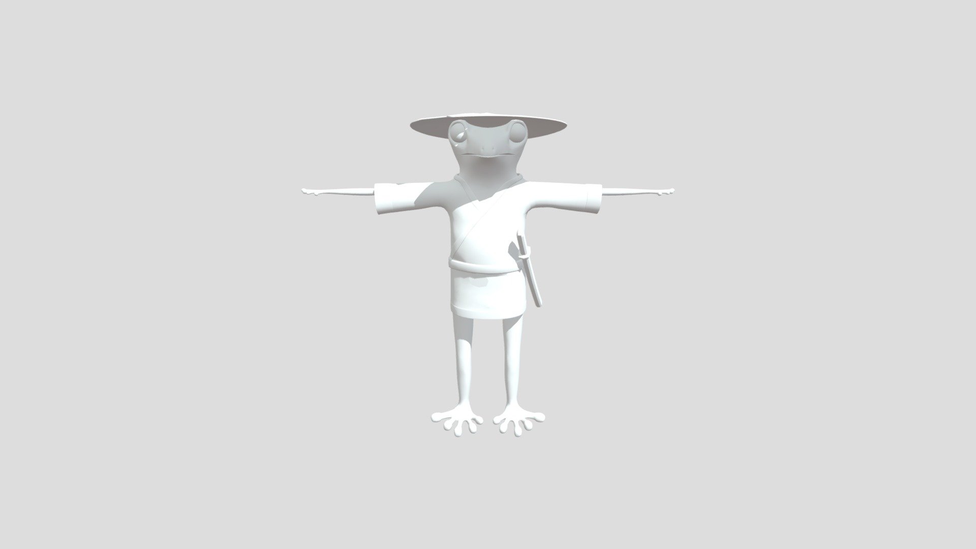 Yoshitsune the Samurai Frog