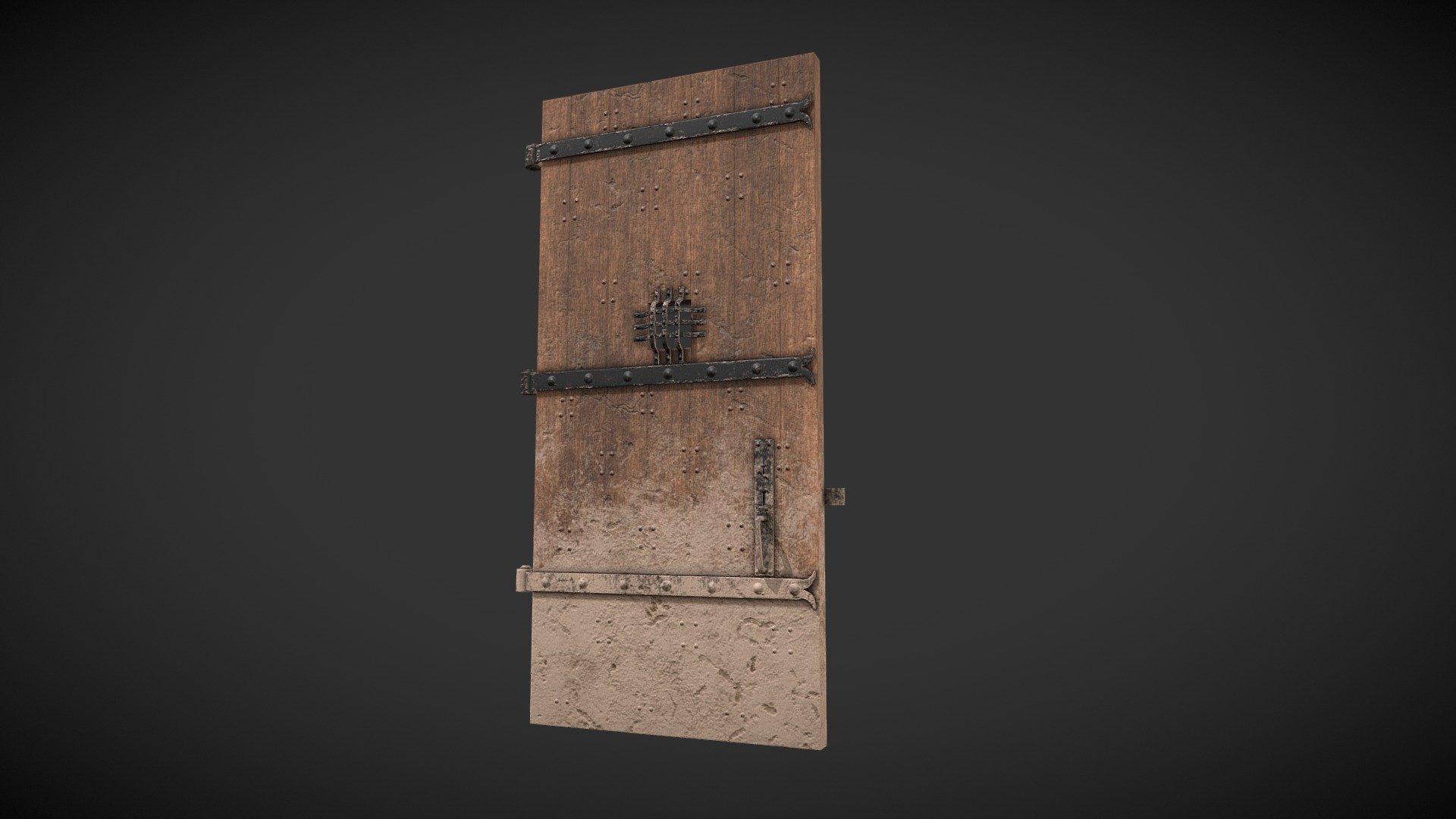 Old Door 01 / low poly