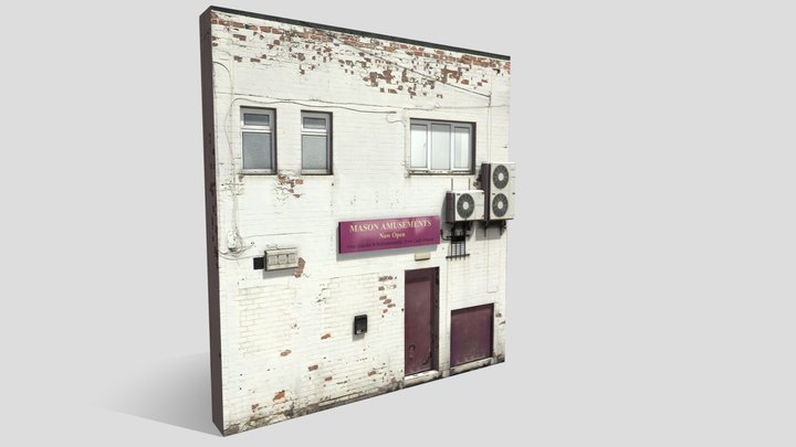 Old Apartment-Office Asset Low-poly 3D Model