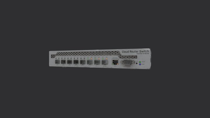 MikroTik CRS309-1G-8S+IN 3D Model