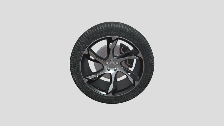 Car wheel 3D Model