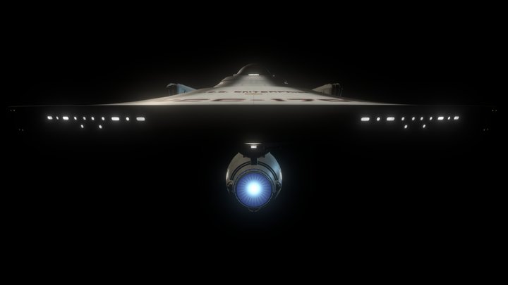 TMP Enterprise Refit 3D Model